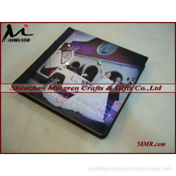 Metallic photo paper flush mount album,PU leather Flush Mount Albums